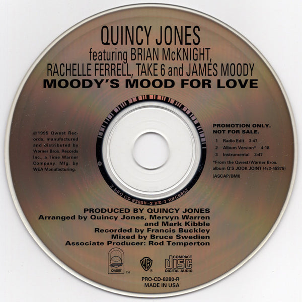 Quincy Jones - Moody's Mood For Love [CD Single]