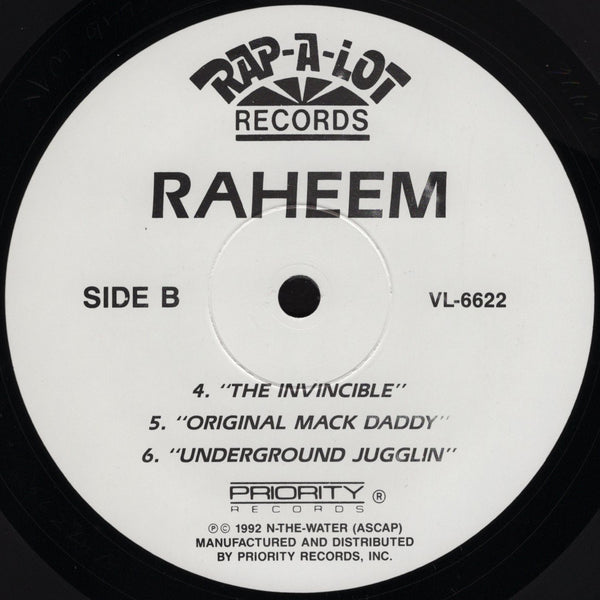 Raheem - The Invincible EP [12" Sampler]