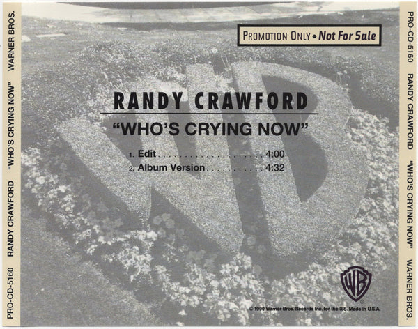 Randy Crawford - Who's Crying Now [CD Single]