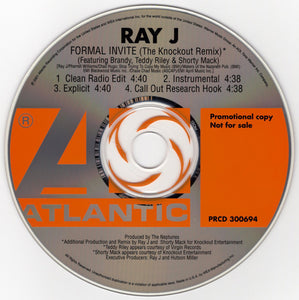 Ray J - Formal Invite (The Knockout Remix) [CD Single]