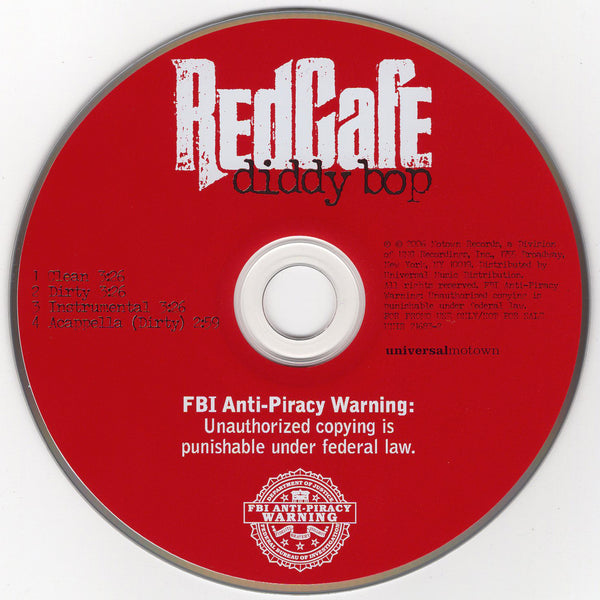 Red Cafe - Diddy Bop [CD Single]