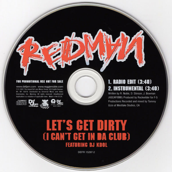 Redman - Let's Get Dirty [CD Single]