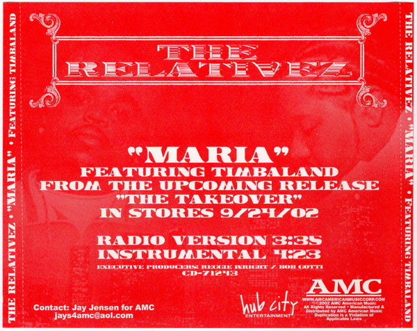 The Relativez & Timbaland - Maria [CD Single]