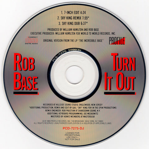 Rob Base - Turn It Out [CD Single]