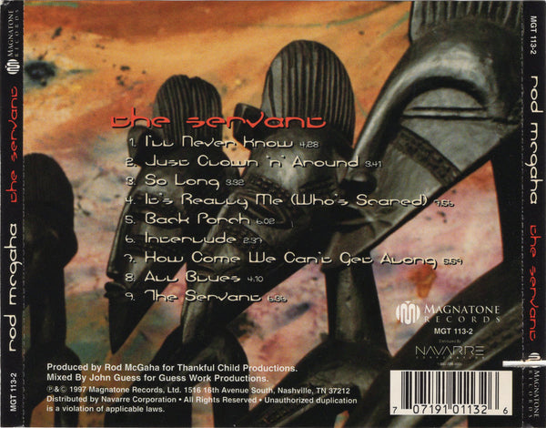 Rod McGaha - The Servant [CD Album]