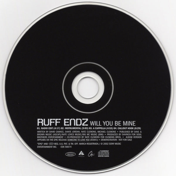 Ruff Endz - Will You Be Mine [CD Single]