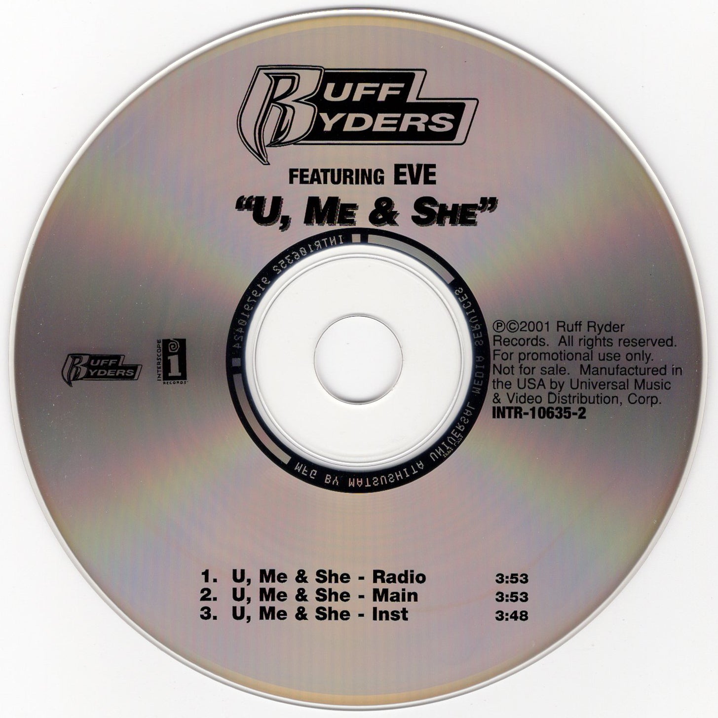 Ruff Ryders & Eve - U, Me & She [CD Single]