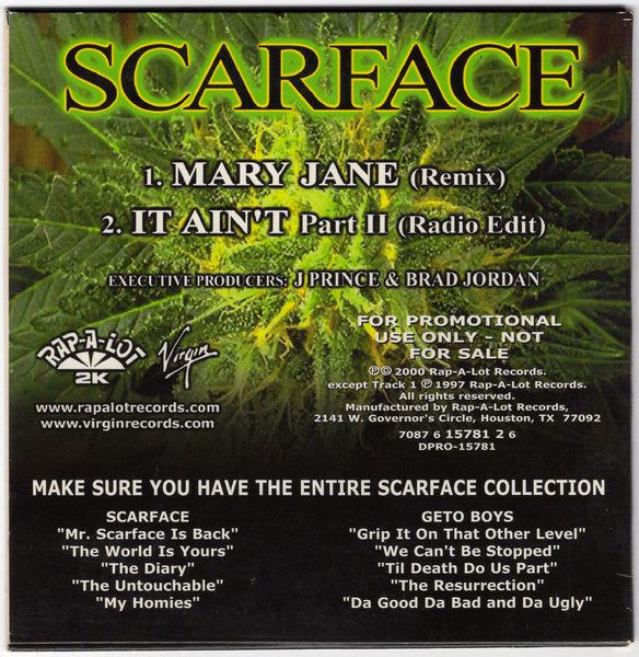 Scarface - Mary Jane Remix [CD Single]