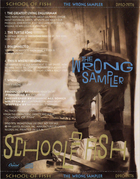 School Of Fish - The Wrong Sampler [CD Promo]