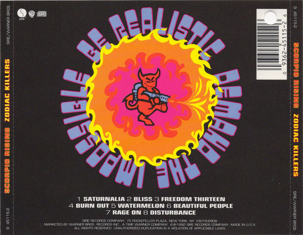 Scorpio Rising - Zodiac Killers [CD Album]