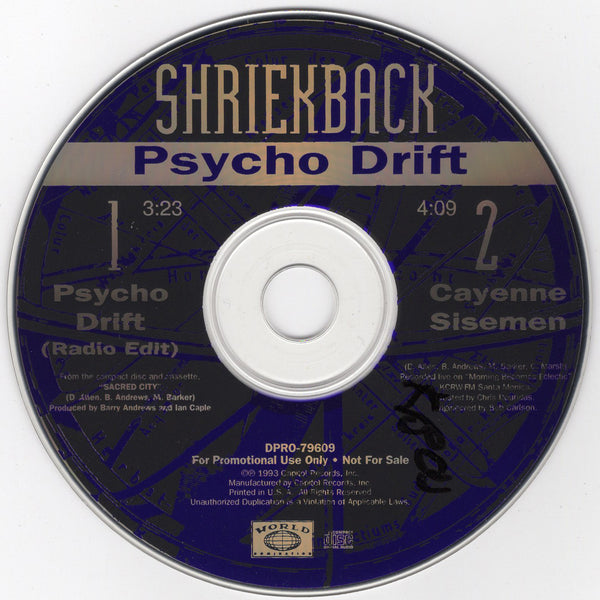 Shriekback - Psycho Drift [CD Single]