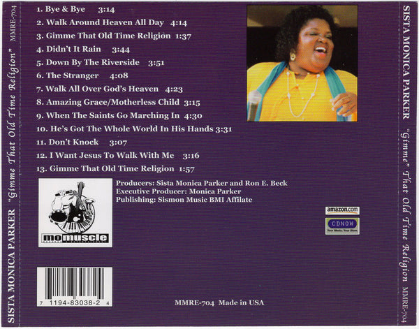 Sista Monica Parker - Gimme That Old Time Religion [CD Album]