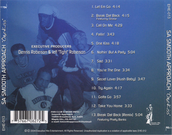 Smooth Approach ‎- One Kiss [CD Album]