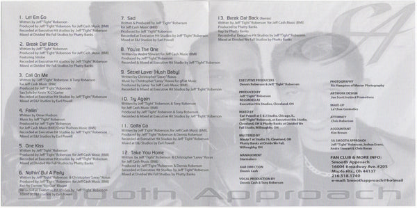 Smooth Approach ‎- One Kiss [CD Album]