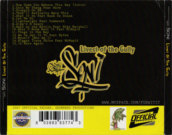 Gritty Soni - Livest Of The Gully [CD Album]
