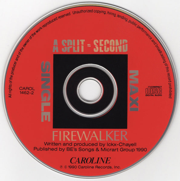 A Split-Second - Firewalker [CD Single]