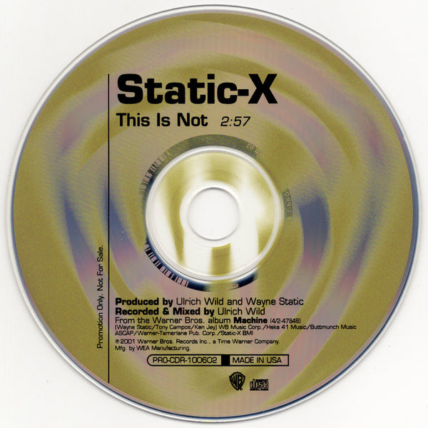 Static-X - This Is Not [CD Single]