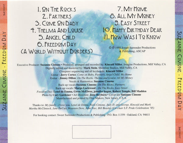 Suzanne Cimone - Freedom Day [CD Album]