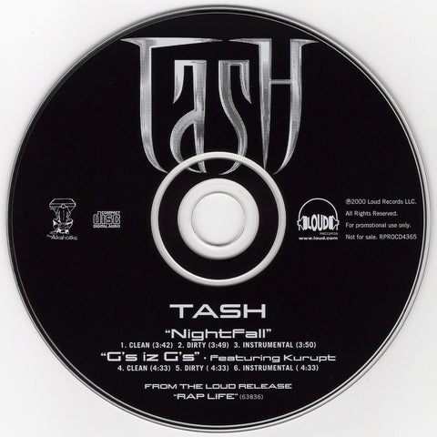 Tash - Nightfall / G's Iz G's [CD Single]