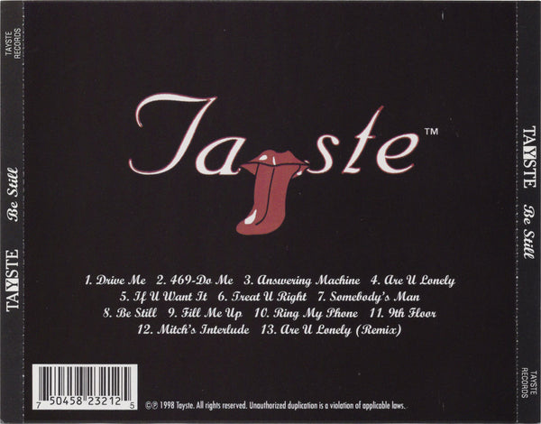 Tayste - Be Still [CD Album]
