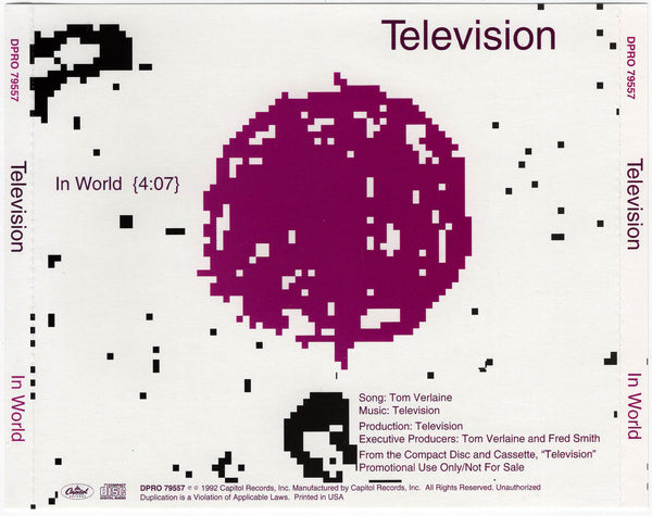 Television - In World [CD Single]