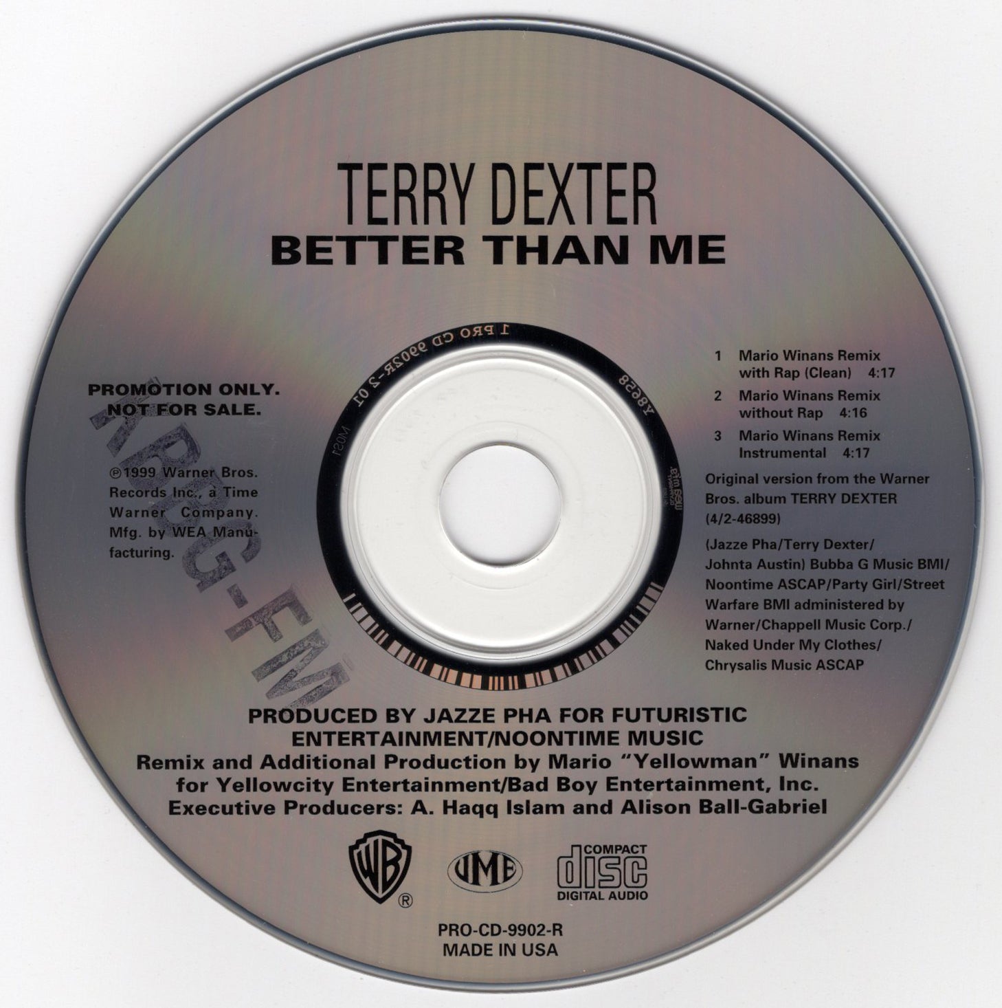 Terry Dexter - Better Than Me (Marrio Winans Remix) [CD Single]