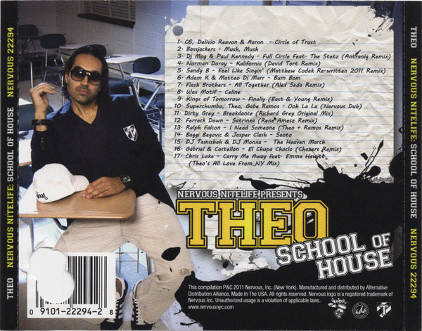DJ Theo - Nervous Nitelife: School Of House [CD Album]