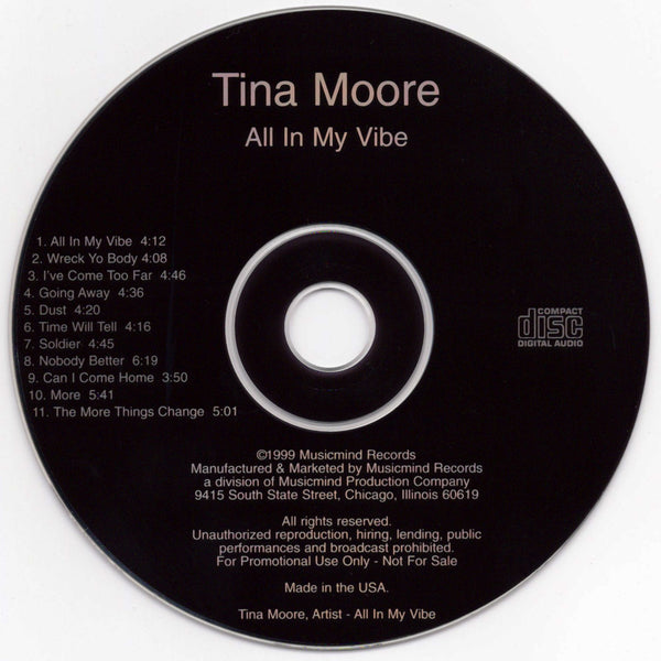 Tina Moore - All In My Vibe (Advance Promo) [CD Album]