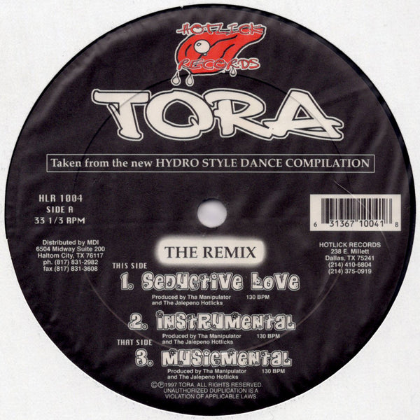 Tora - Seductive Love Remix [12" Single]