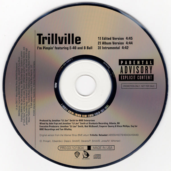 Trillville, E-40 & Eightball - I'm Pimpin' [CD Single]