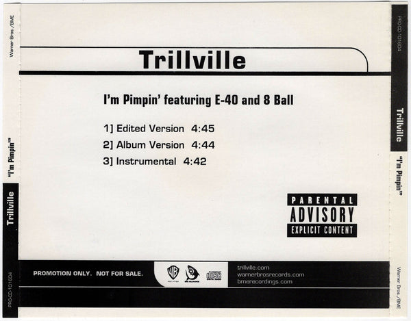 Trillville, E-40 & Eightball - I'm Pimpin' [CD Single]