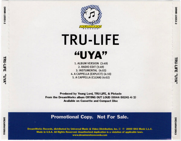 Tru-Life - Uya [CD Single]