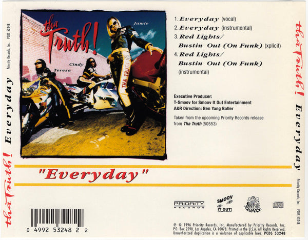 Tha Truth! - Everyday [CD Single]