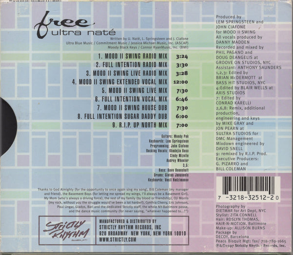 Ultra Naté - Free Remixes [CD Single]