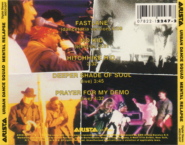 Urban Dance Squad - Mental Relapse [CD EP]