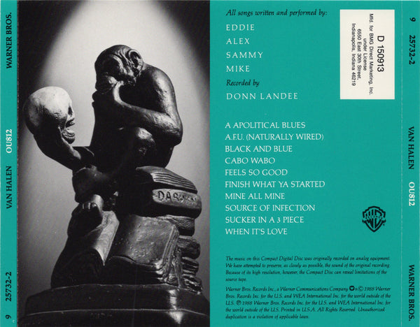 Van Halen - OU812 [CD Album]
