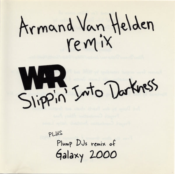 War - Slippin' Into Darkness / Galaxy 2000 [CD Single]
