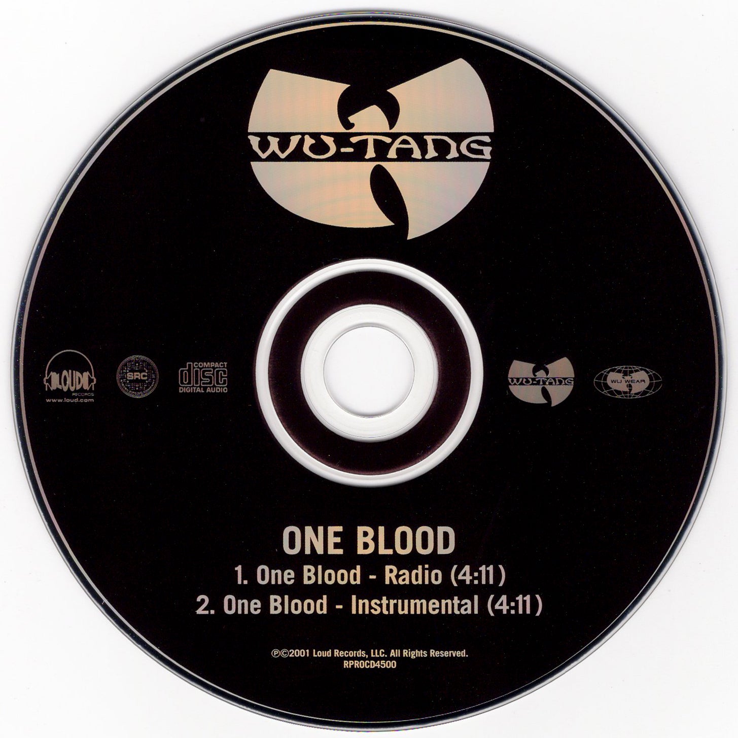 Wu-Tang Clan - One Blood [CD Single]