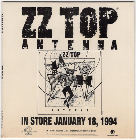 ZZ Top - Antenna (Advance Album) [CD Promo]