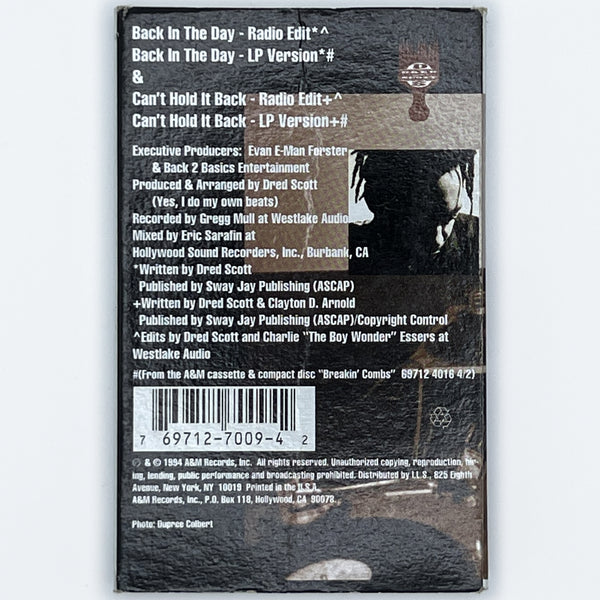 Dred Scott - Back In The Day [Cassette Single]