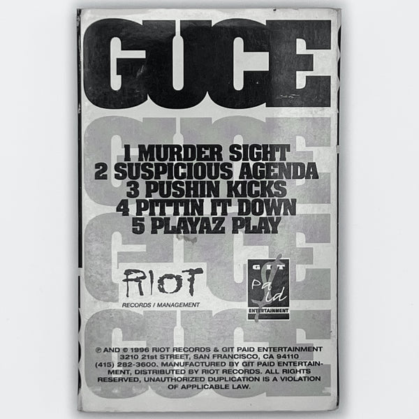 Guce - Clear And Present Danger Sampler [Cassette Promo]