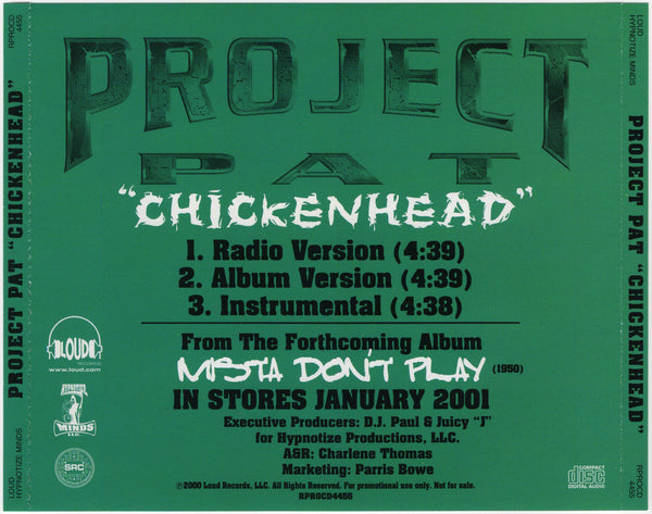 Project Pat - Chickenhead [CD Single]