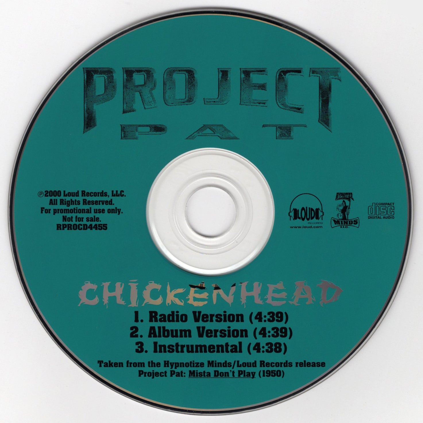 Project Pat - Chickenhead [CD Single]