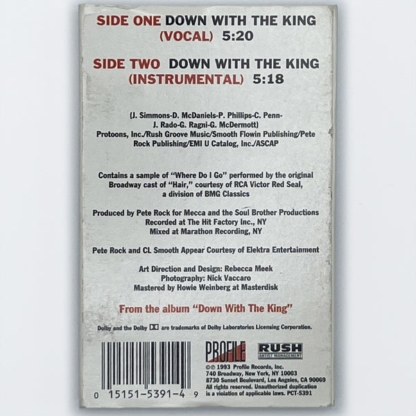 Run-DMC - Down With The King [Cassette Single]