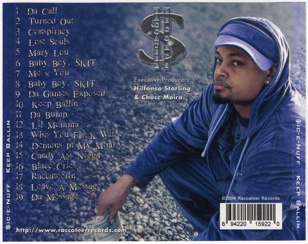 Sic-E-Nuff - Keep Ballin [CD Album]